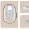 Alzatacco rialzo per tallone rivestito in pelle da 1cm