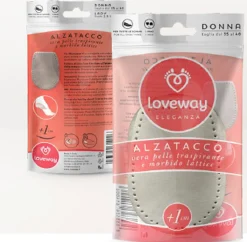 Alzatacco rialzo per tallone rivestito in pelle da 1cm