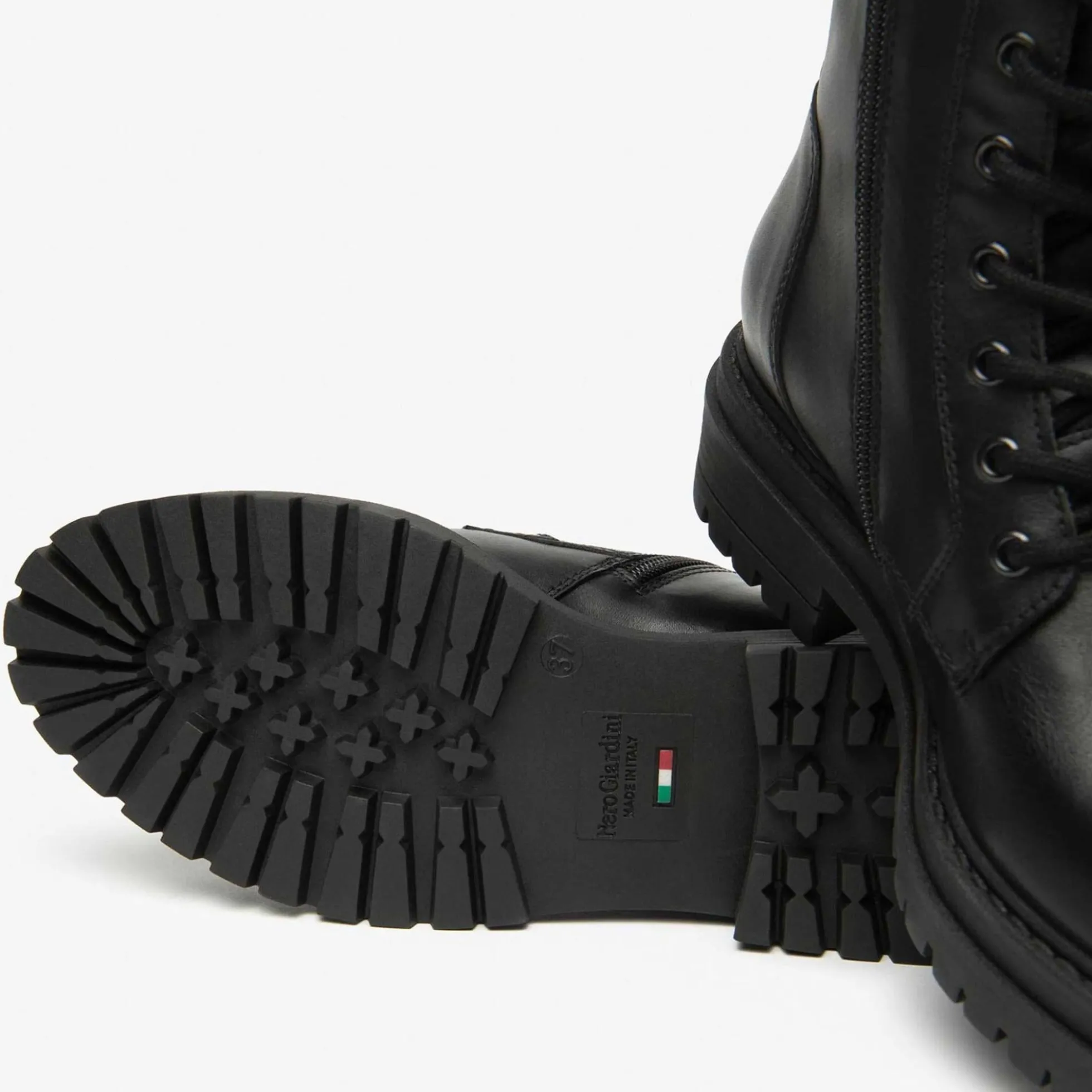 Anfibi NeroGiardini I514833D-100 I514833 4833 donna