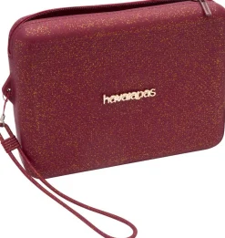 Borsa donna Beach Necessarie Glitter Havaianas glitterato amaranto
