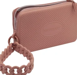 Borsa donna Mini bag Chain Havaianas insilicone rosa