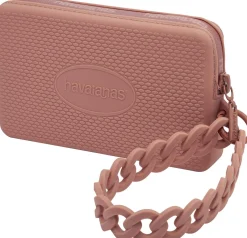 Borsa donna Mini bag Chain Havaianas insilicone rosa