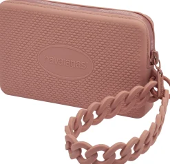 Borsa donna Mini bag Chain Havaianas insilicone rosa
