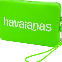 Borsa donna Mini bag Logo Havaianas insilicone neon verde