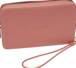 Borsa donna Mini bag plus glitter Havaianas in silicone rosa