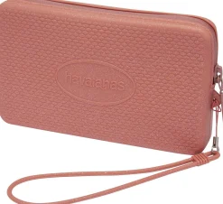 Borsa donna Mini bag plus glitter Havaianas in silicone rosa