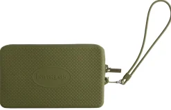 Borsa Mini bag Logo Havaianas in silicone verde oliva