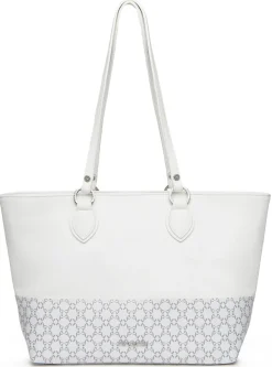 Borsa NeroGiardini E443760D-707 shopper logo donna