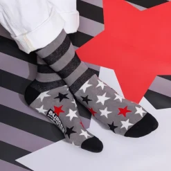 Calze Stripes Fancy Socks BF1204GRSocks Burger and Fries