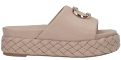 Ciabatta CafèNoir HH9111 con fondo a treccia taupe