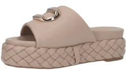 Ciabatta CafèNoir HH9111 con fondo a treccia taupe