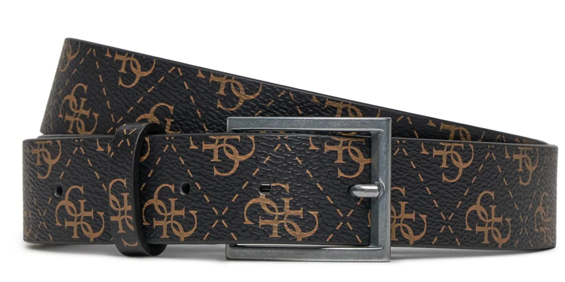 Cintura Guess BM7781-P3435 cinta uomo marrone/ocra