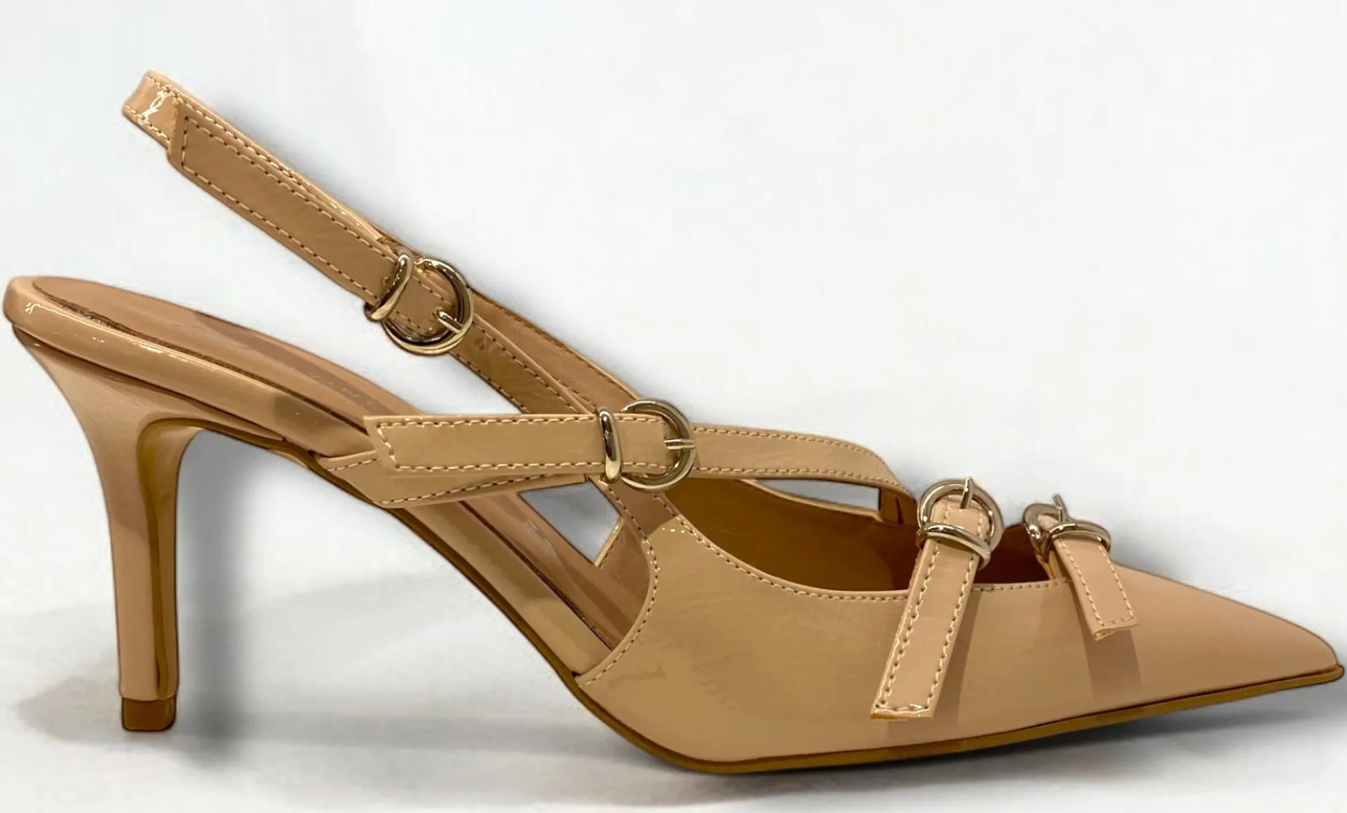 Decolletes Divine Follie 1830V/PE63 in vernice nude