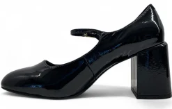 Decoltè CafèNoir GC3223 scarpe donna in pelle verniciata nera