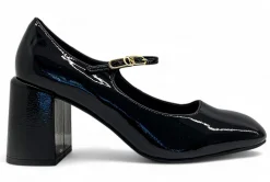 Decoltè CafèNoir GC3223 scarpe donna in pelle verniciata nera