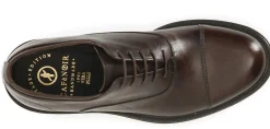 Francesina CafèNoir RF2002 scarpe stringate uomo in pelle marrone