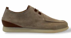Mocassino stringato KEBO CL3020 scarpe uomo in camoscio