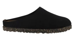 Pantofole HAFLINGER Manhattan nero 39100103 (36-42) in feltro lana