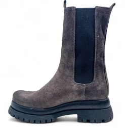 Polacchino Divine Follie AIS65 stivali donna in camoscio grigio
