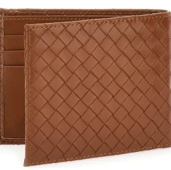 Portafoglio Guess "Calabria" FlatBillfold in pelle marrone