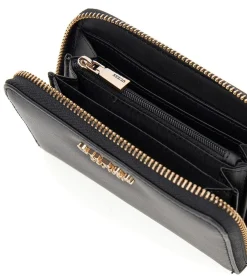 Portafoglio Guess SWVC85 Laurel SLG Medium Zip Around nero