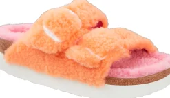 Sandali Arizona Plateau Big Buckle Teddy papaya/rosa Papillio by Birkenstock 1025276