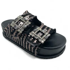 Sandali Ermans art.4000 platform nero