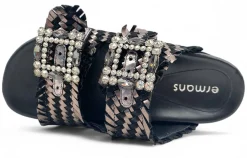 Sandali Ermans art.4000 platform nero