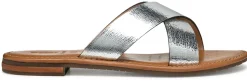 Sandali GEOX "Sozy" D55LXH ciabatte laminato argento