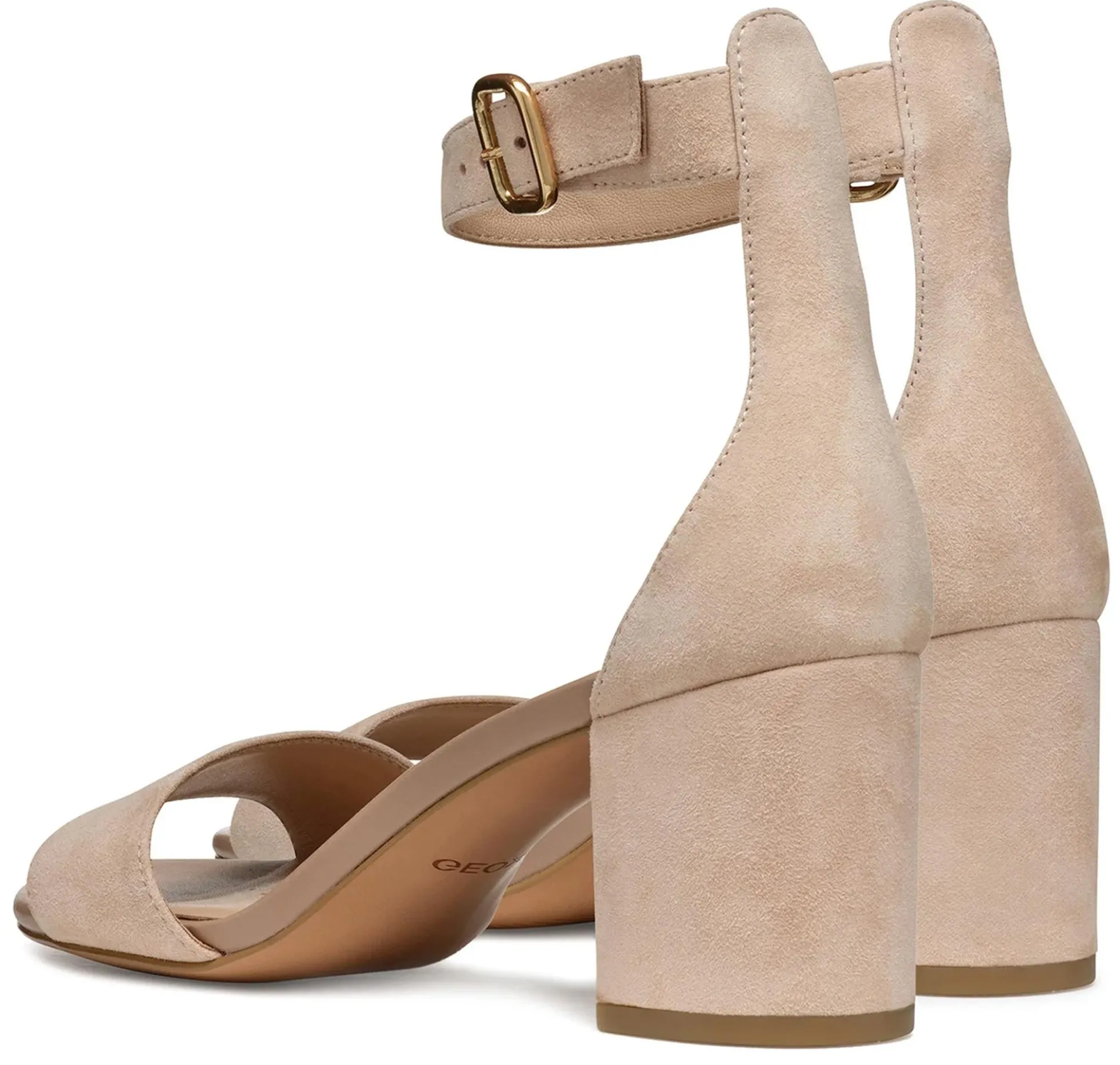 Sandali GEOX "Virnilisa" in camoscio rosa