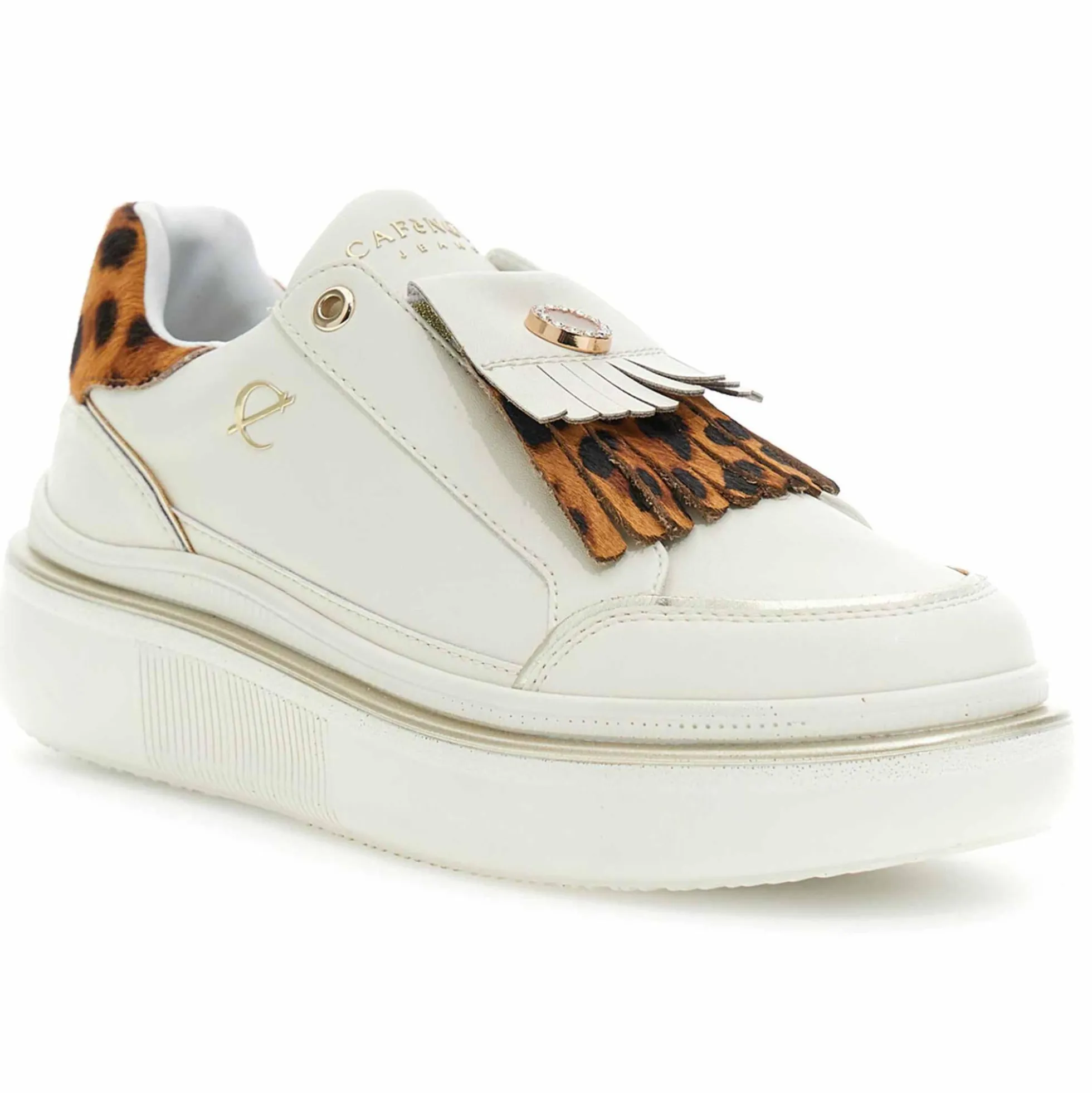 Slip-on CafèNoir DS1007 scarpe donna con frangie
