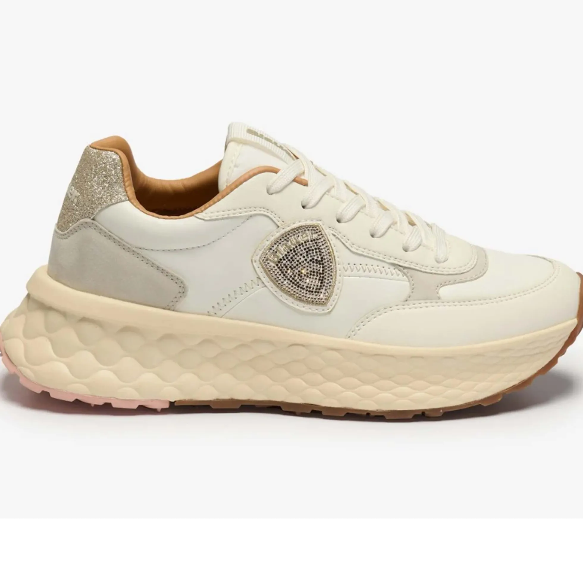 Sneaker Blauer LYNN01 crema