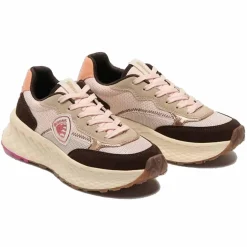 Sneaker Blauer LYNN01 donna marrone/fuxia
