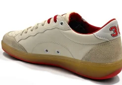 Sneaker Blauer "MURRAY" scarpe uomo bianco rosso