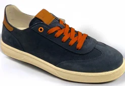 Sneaker KEBO LG5040 scarpe uomo in camoscio blu