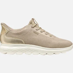Sneakers GEOX "Spherica Plus A" taupe/gold
