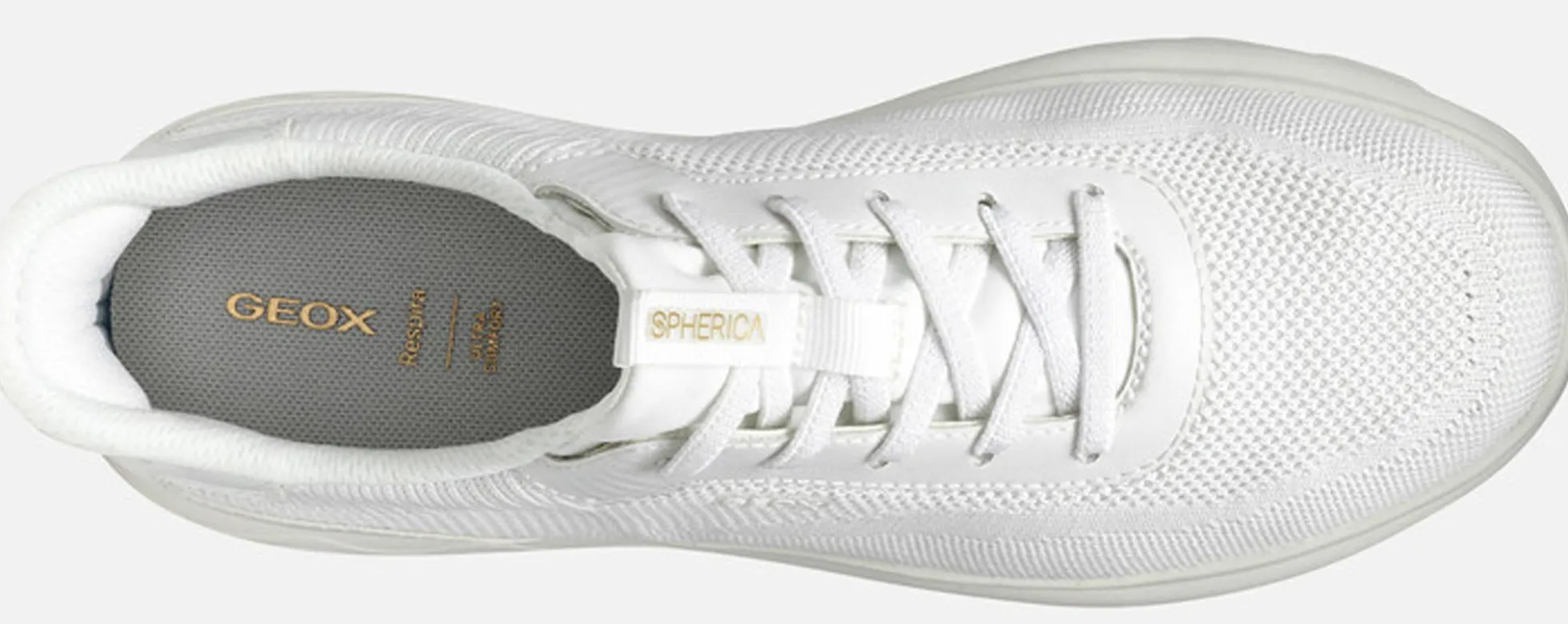 Sneakers GEOX "Spherica Plus A" scarpe donna bianco