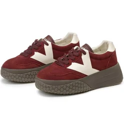 Sneakers Keh-Noo 9767 scarpe Rosso Bordeaux
