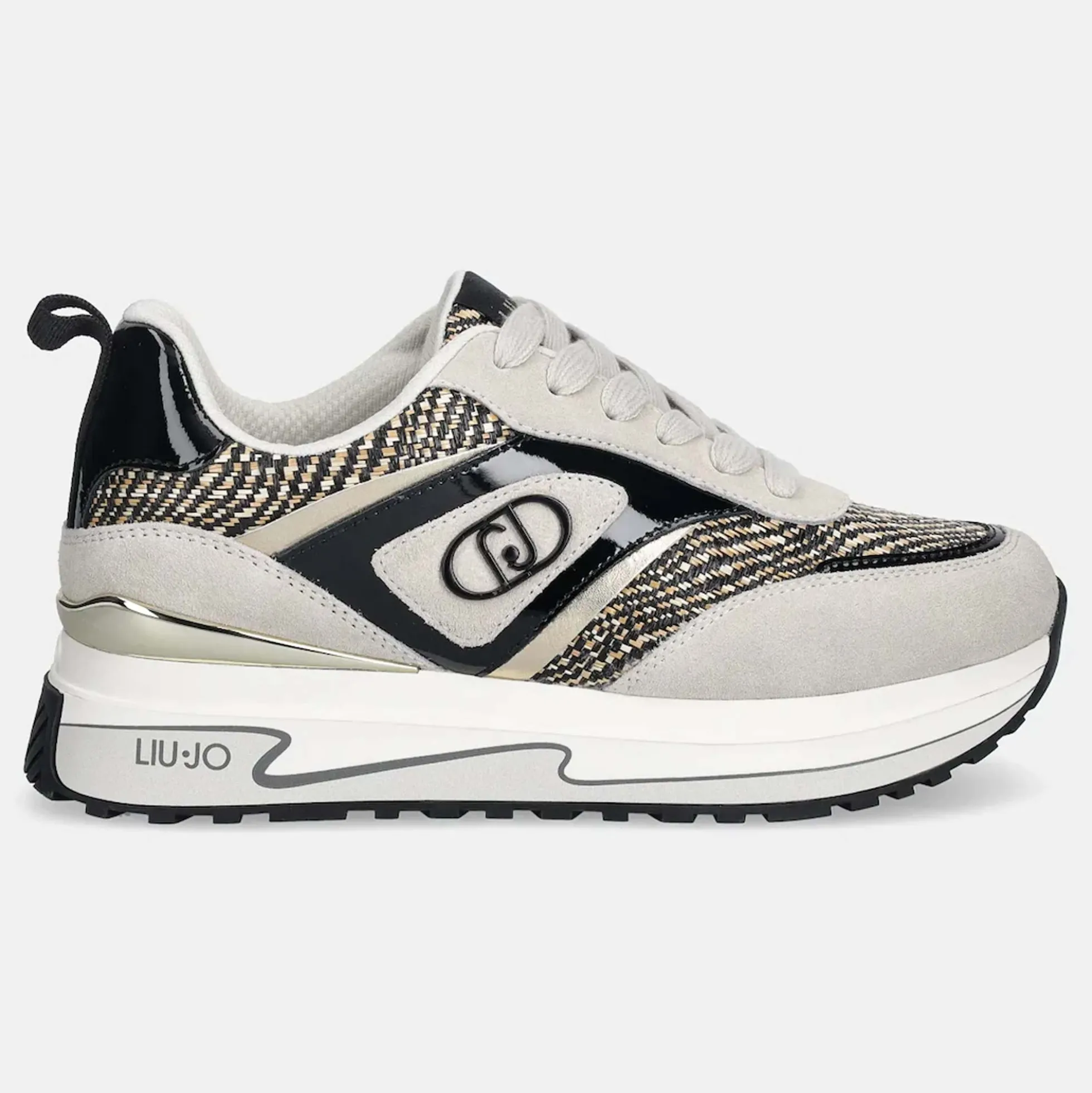 Sneakers LIU JO "Maxi Wonder 97" BA6007 nero/latte