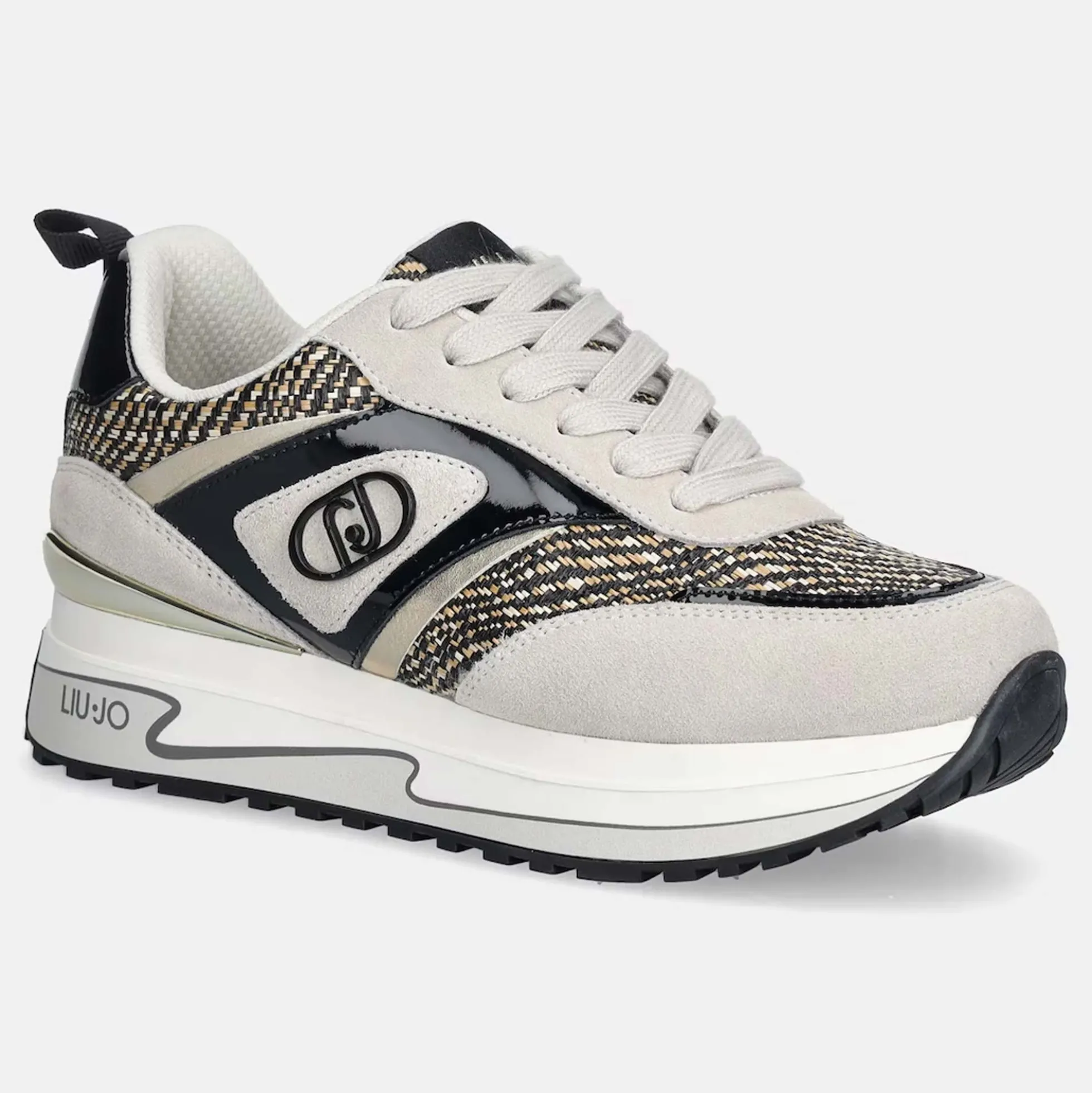 Sneakers LIU JO "Maxi Wonder 97" BA6007 nero/latte