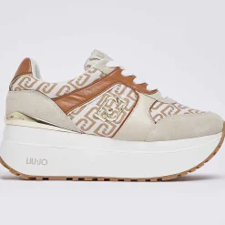 Sneakers LIU JO "Maxi Wonder PLUS 02" BA6019 beige