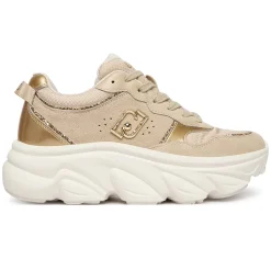 Sneakers LIU JO "Steffy 01" BA6025 beige/oro