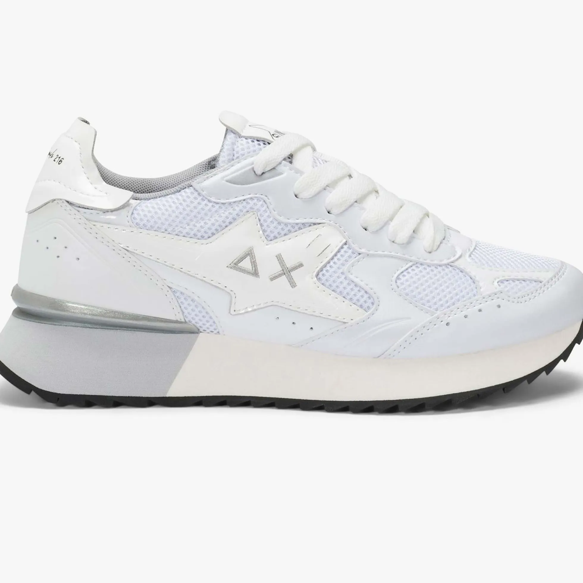 Sneakers SUN68 "STARGIRL SILVER MESH" Z36216-01