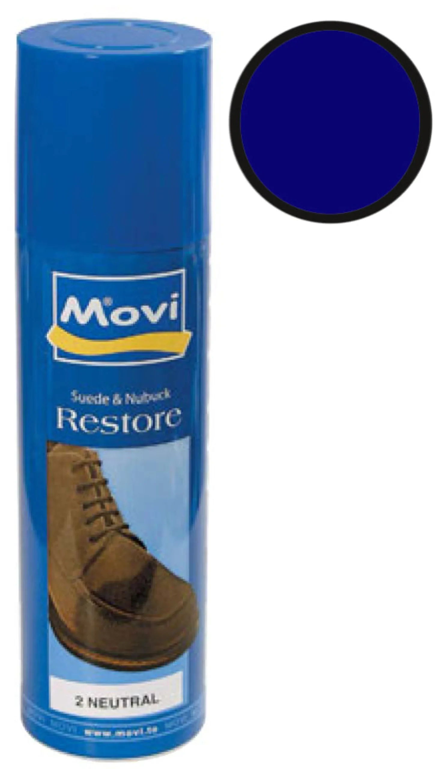 Spray ravvivante per camoscio e nubuck di colore blu