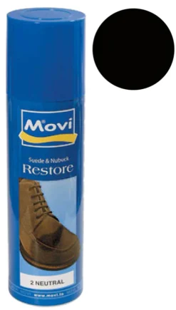 Spray ravvivante per camoscio e nubuck di colore nero