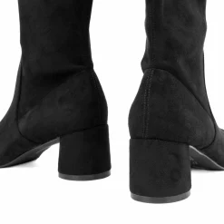 Stivale CafèNoir LB9019 scarpe donna in stretch nero