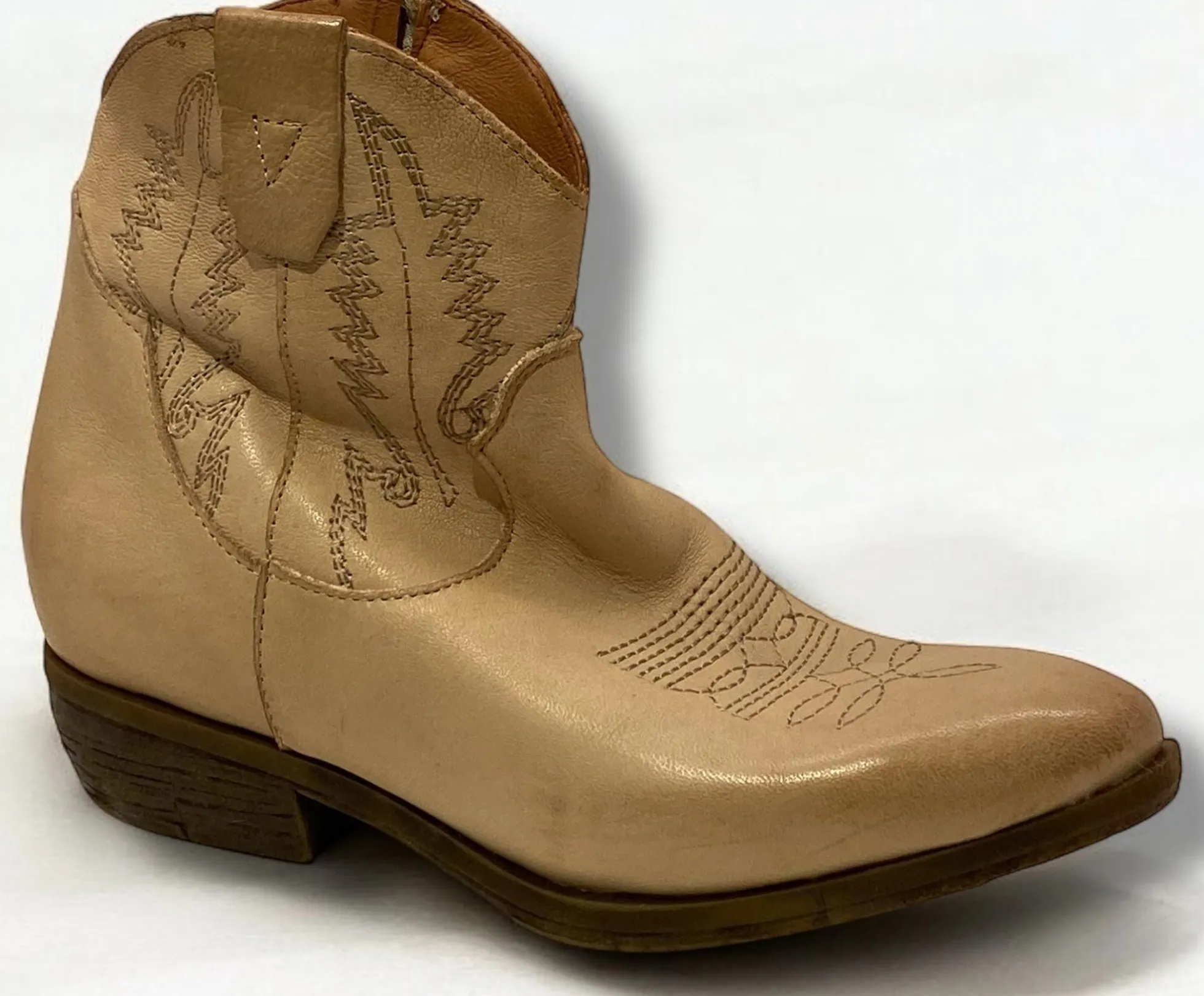 Stivaletti Divine Follie "Tex" Texano beige