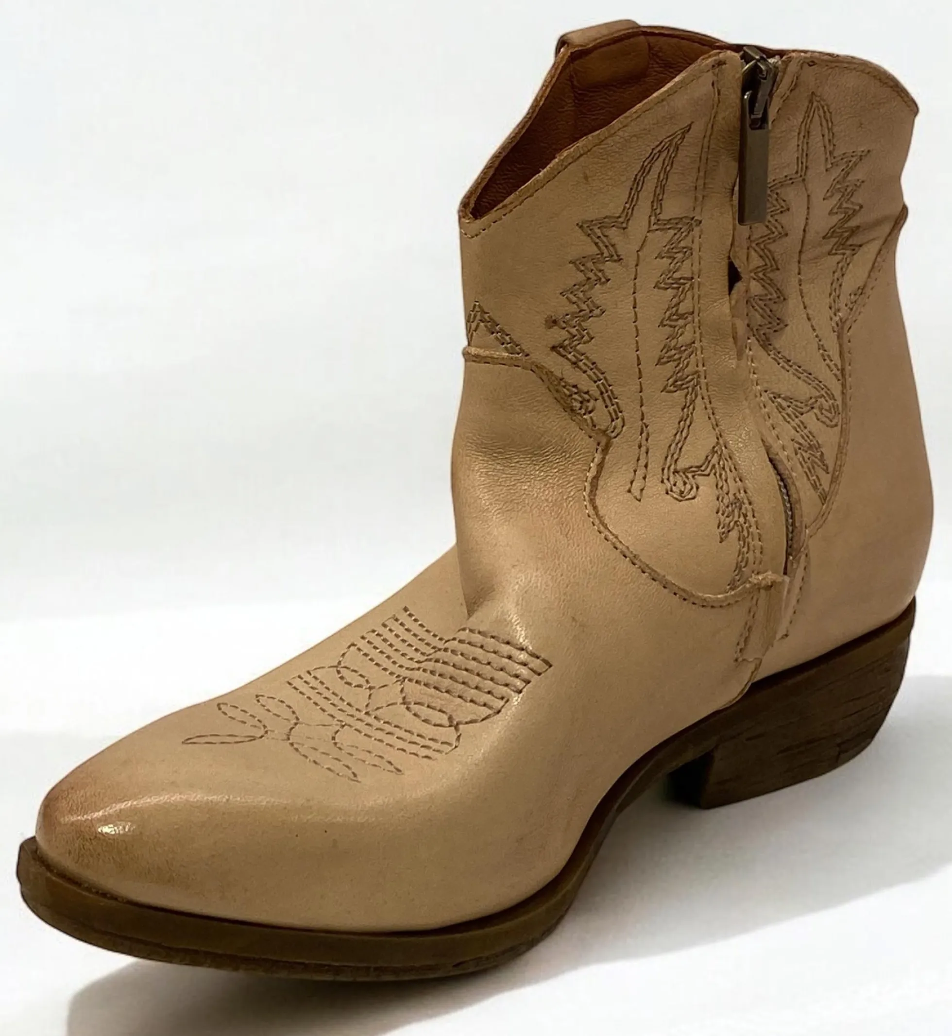 Stivaletti Divine Follie "Tex" Texano beige
