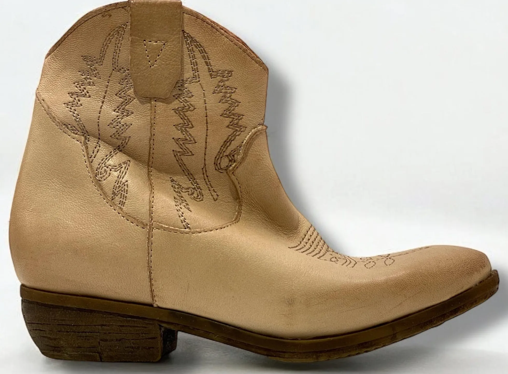 Stivaletti Divine Follie "Tex" Texano beige