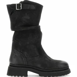Stivali CafèNoir FD7007 in nubuck nero
